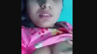 Watch a cute Bengali girl in action
