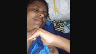 A Tamil aunt caught on camera by her husband