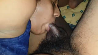 Part 1 of a Bhabhi's steamy blowjob and fucking videos