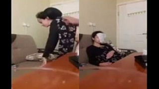 Passionate Indian couple engages in doggy style sex