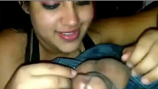 Desi GF gives a mind-blowing blowjob in this video