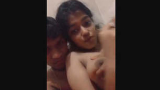 Desi college lovers in hot and heavy action