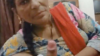 Mature desi bhabhi gives a blowjob and gets fucked hard