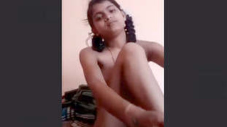 Cute desi girl flaunts her body on webcam