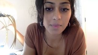 Indian khusbo gets naughty on webcam