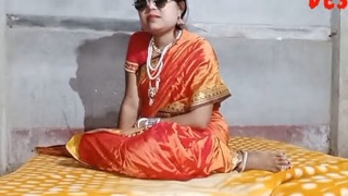 Married couple's passionate encounter in the village leads to explosive orgasm