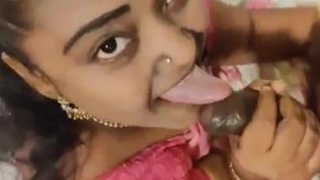 Married bhabhi satisfies her lover with a sensual blowjob in a hotel room